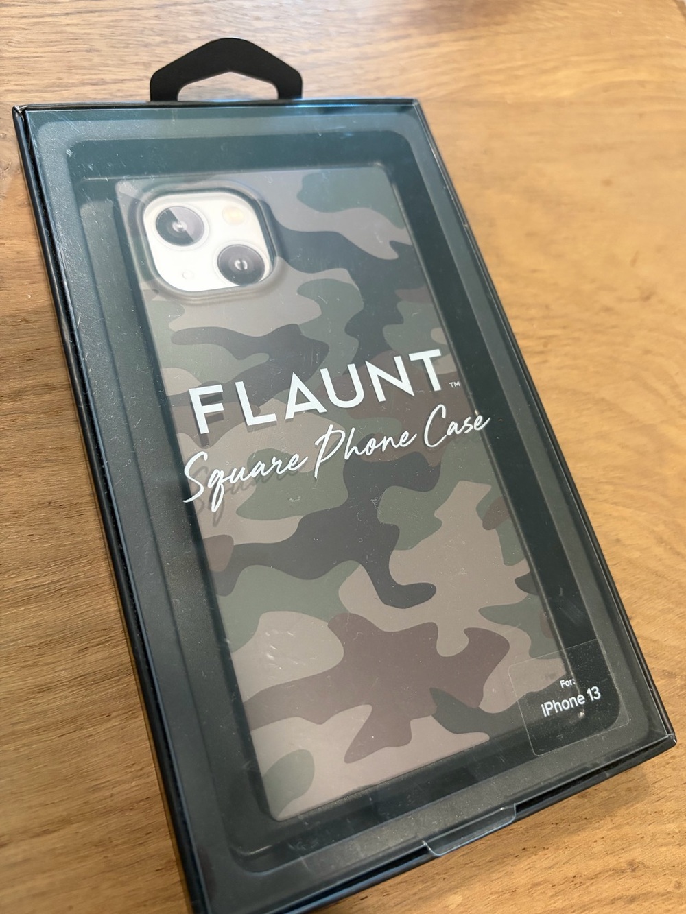 ✨Flaunt SQUARE Matte Camo iPhone 17e/16e/14/13 Case
